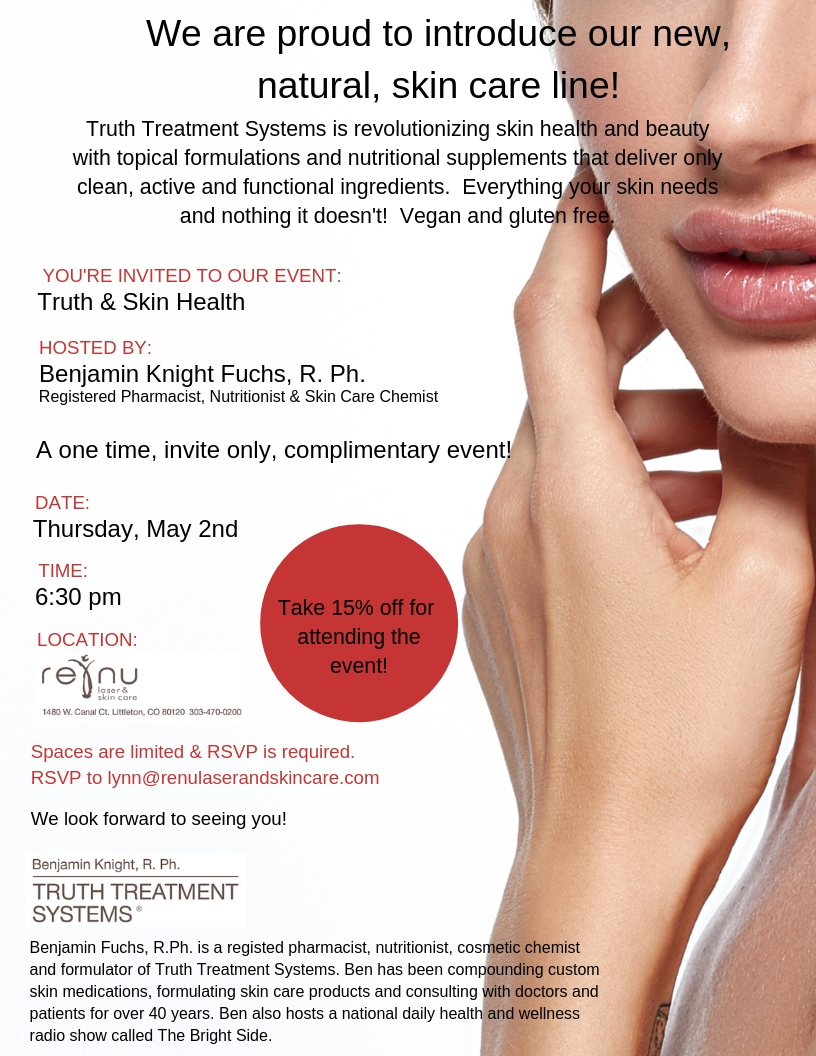Join us for a Skincare Party! May 2, 2019